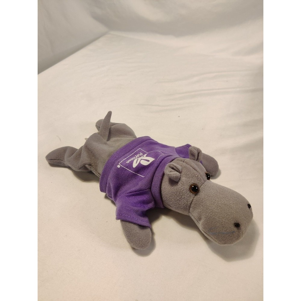 Sony PlayStation Hippi Beanbag Plush Purple cloth 10" RARE
